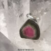 Tourmaline melon d'eau pendentif