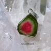 Tourmaline melon d'eau pendentif
